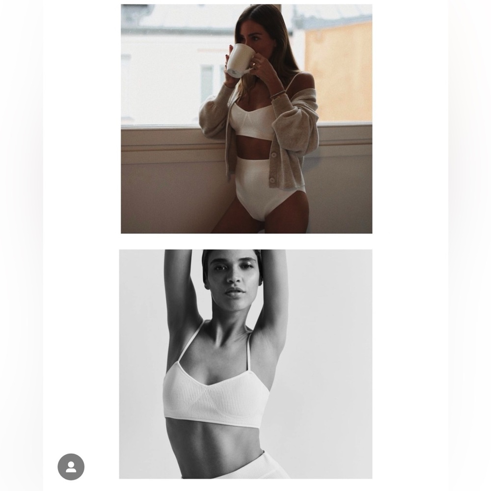 NWT ZARA RIBBED BRALETTES BUNDLE